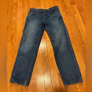 Duluth Flex ball room jeans 34x32 Men's Dark Blue Jeans